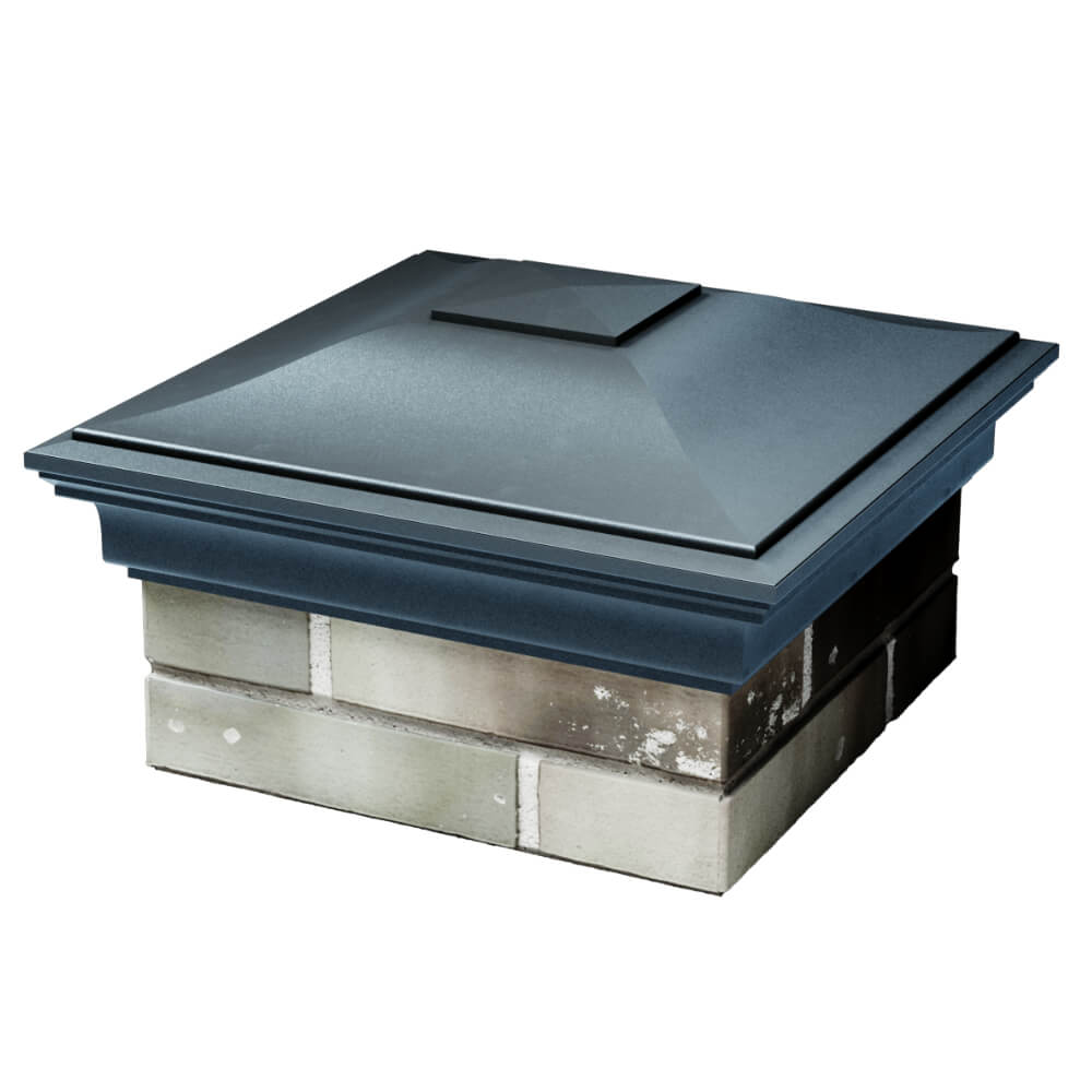 Колпак Zking Монблан Серый на столб 1.5х1.5 кирпича (385х385мм) в Ишиме фото