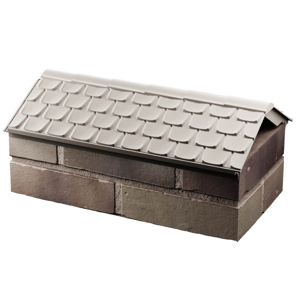 Парапет Zking Эльбрус Бежевый с посадкой на 1 кирпич (255мм) в Ишиме фото