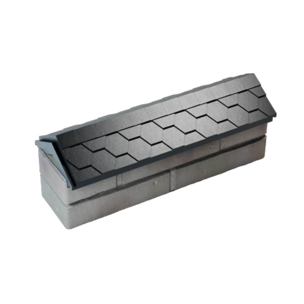 Парапет Zking Эверест Черный с посадкой на 0.5 кирпича (130мм) в Ишиме фото