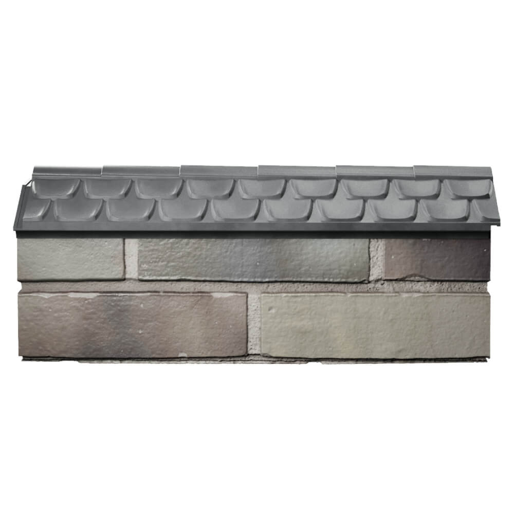 Парапет Zking Эльбрус Серый с посадкой на 0.5 кирпича (130мм) в Ишиме фото