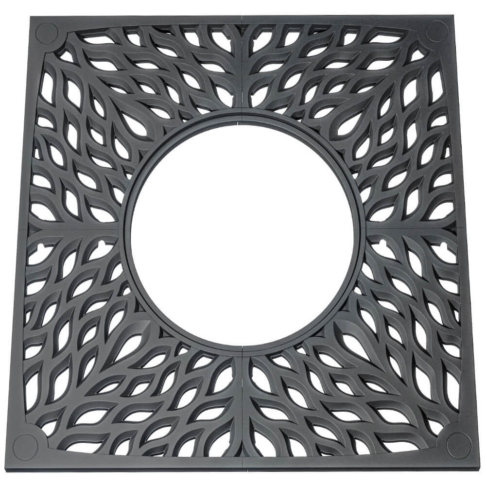 Приствольная решетка для дерева ZKING CRUST 2х2м Черная Ишим фото