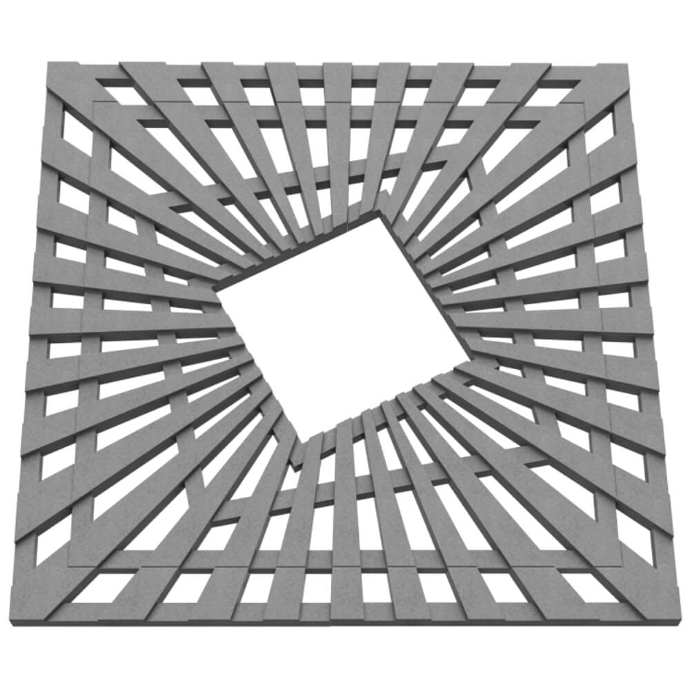 Приствольная решетка для дерева ZKING ATMOSPHERE 1.2х1.2м Серая в Ишиме фото