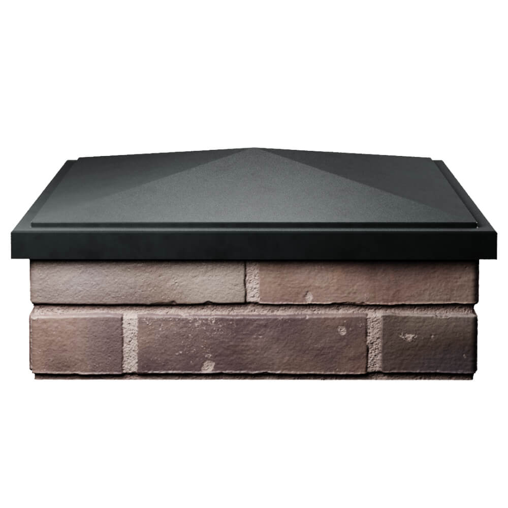 Колпак Zking БонаМоно Черный на столб 2х2 кирпича (515х515, 530х530мм) Ишим фото