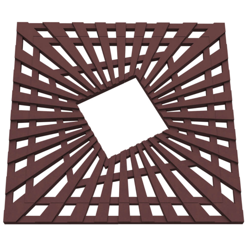 Приствольная решетка для дерева ZKING ATMOSPHERE 1.2х1.2м Коричневая в Ишиме фото