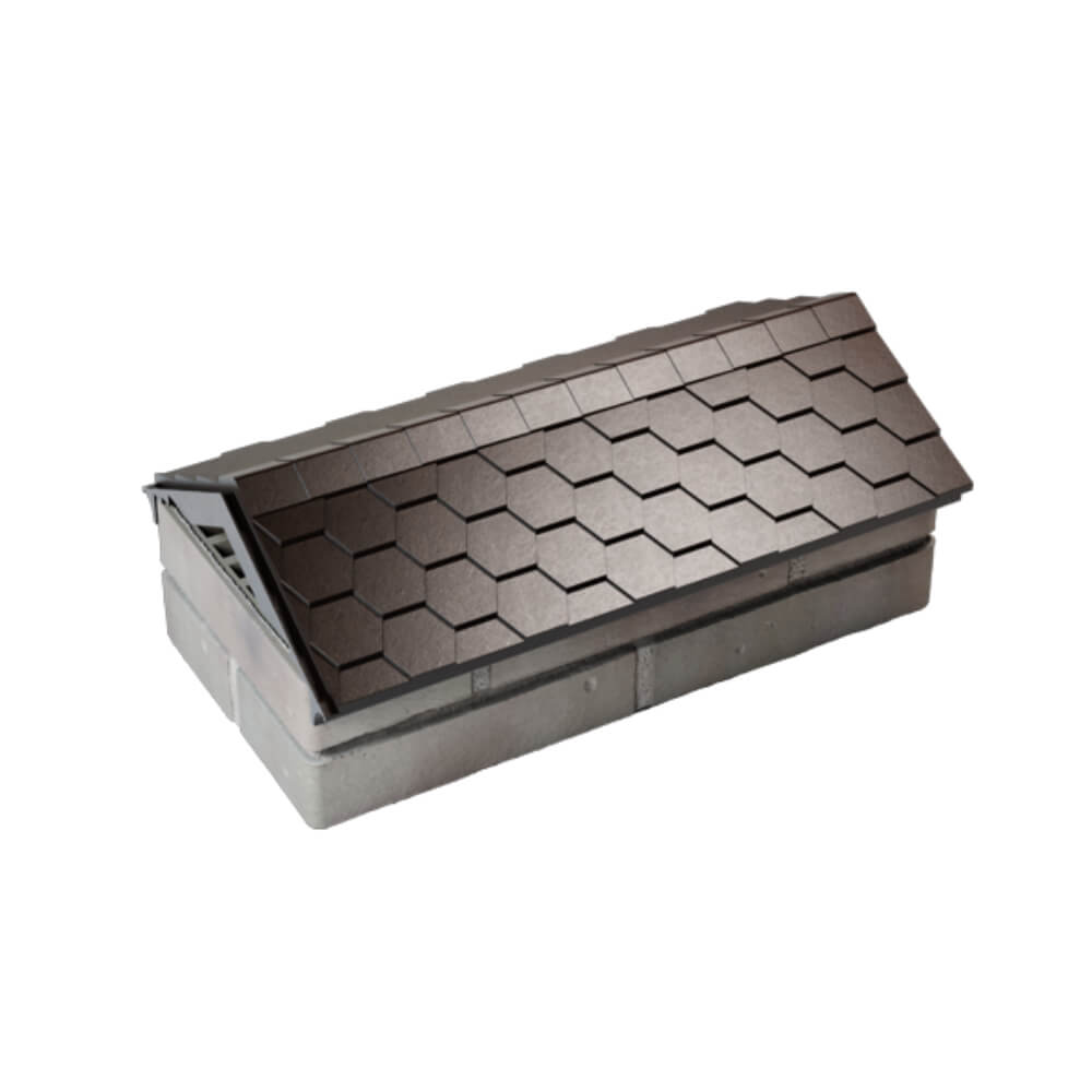 Парапет Zking Эверест Коричневый с посадкой на 1 кирпич (200/225/255мм) в Ишиме фото