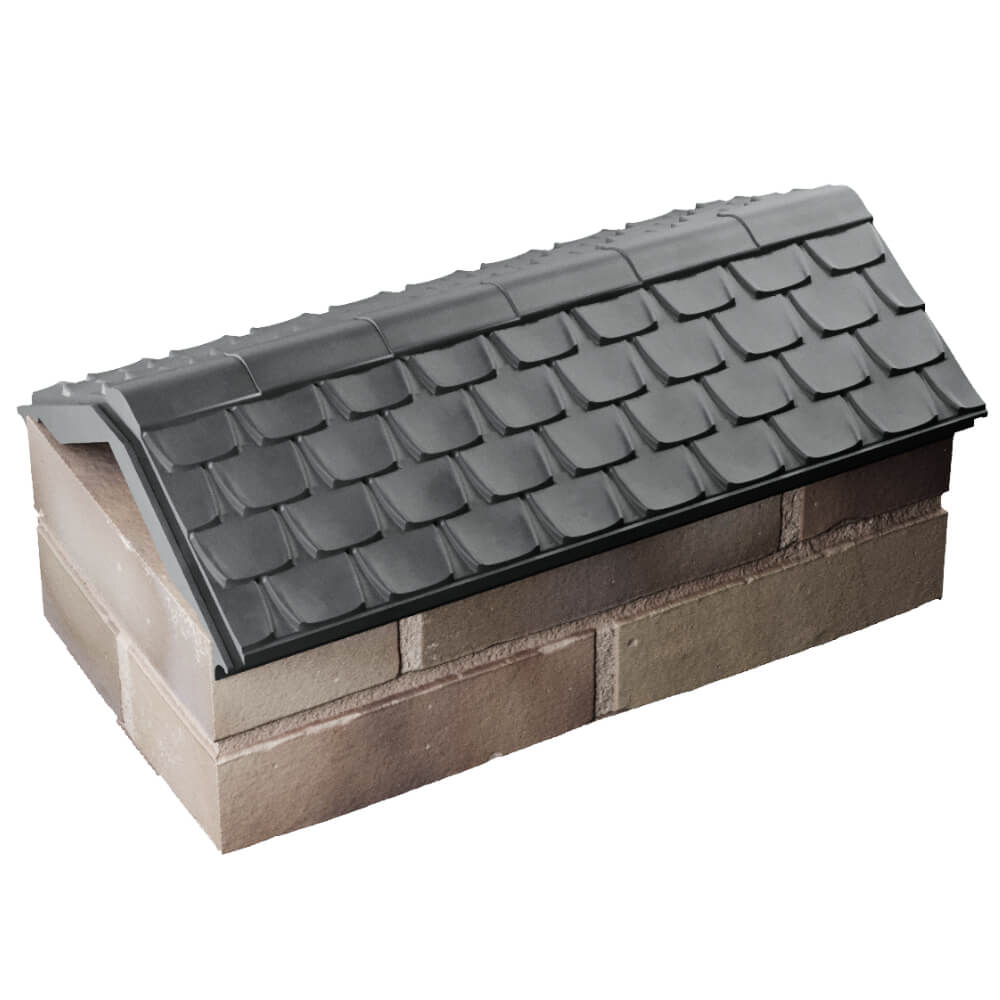 Парапет Zking Эльбрус Серый с посадкой на 1 кирпич (255мм) в Ишиме фото