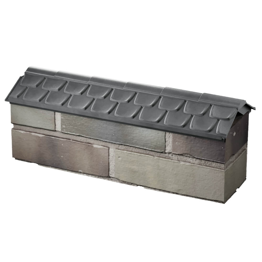 Парапет Zking Эльбрус Серый с посадкой на 0.5 кирпича (130мм) в Ишиме фото