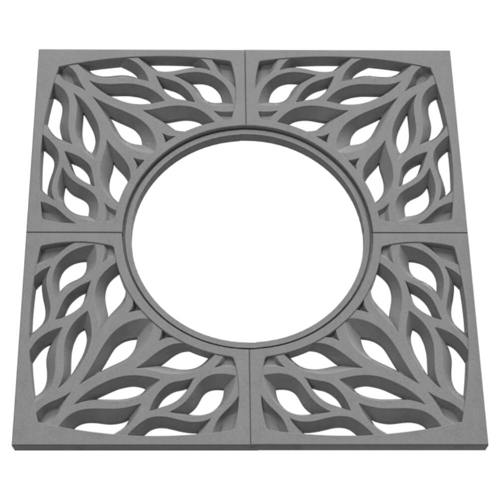 Приствольная решетка для дерева ZKING CRUST 1.2х1.2м Серая в Ишиме фото