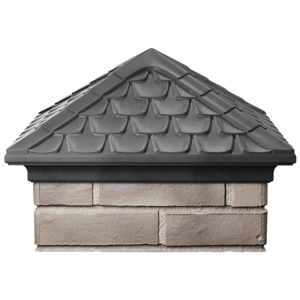 Колпак Zking Эльбрус Серый на столб 1.5х1.5 кирпича (385х385мм) Ишим фото