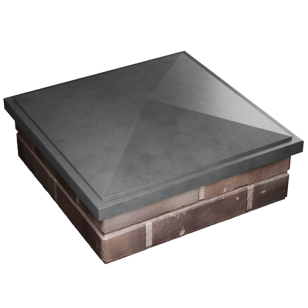 Колпак Zking БонаМоно Серый на столб 2х2 кирпича (515х515, 530х530мм) в Ишиме фото