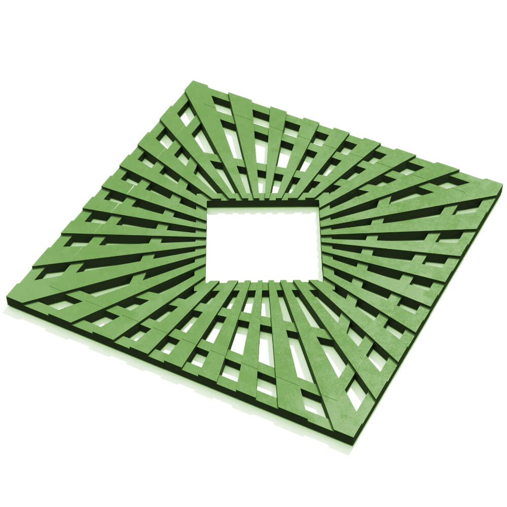 Приствольная решетка для дерева ZKING ATMOSPHERE 1.2х1.2м Зеленая в Ишиме фото