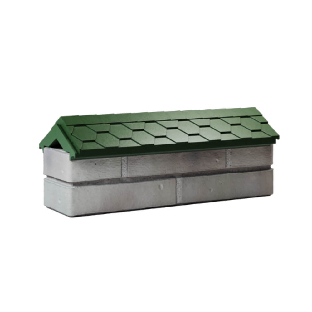 Парапет Zking Эверест Зеленый с посадкой на 0.5 кирпича (130мм) Ишим фото