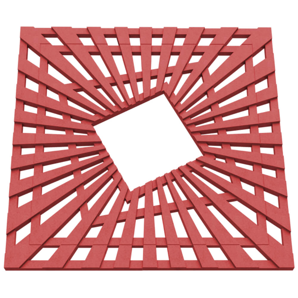 Приствольная решетка для дерева ZKING ATMOSPHERE 1.2х1.2м Красная в Ишиме фото