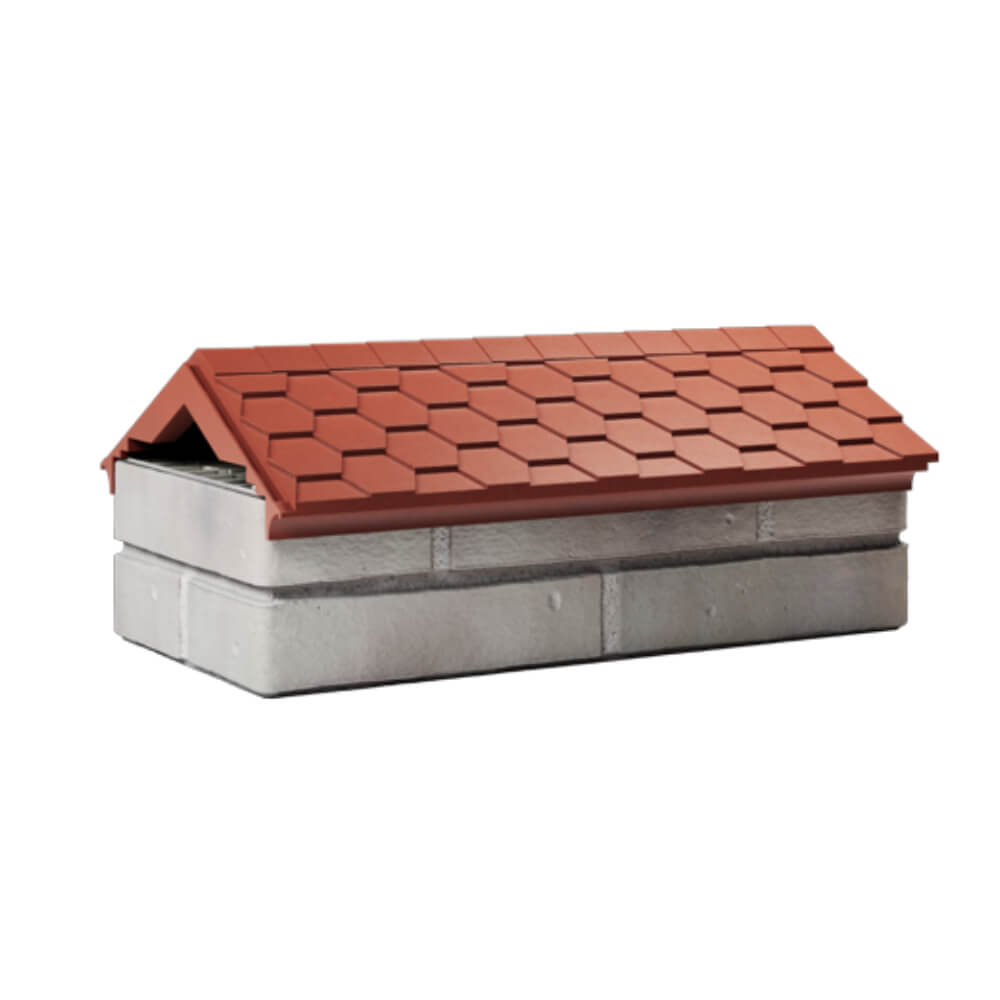 Парапет Zking Эверест Красный с посадкой на 1 кирпич (200/225/255мм) Ишим фото