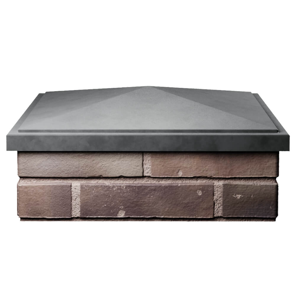 Колпак Zking БонаМоно Серый на столб 2х2 кирпича (515х515, 530х530мм) Ишим фото