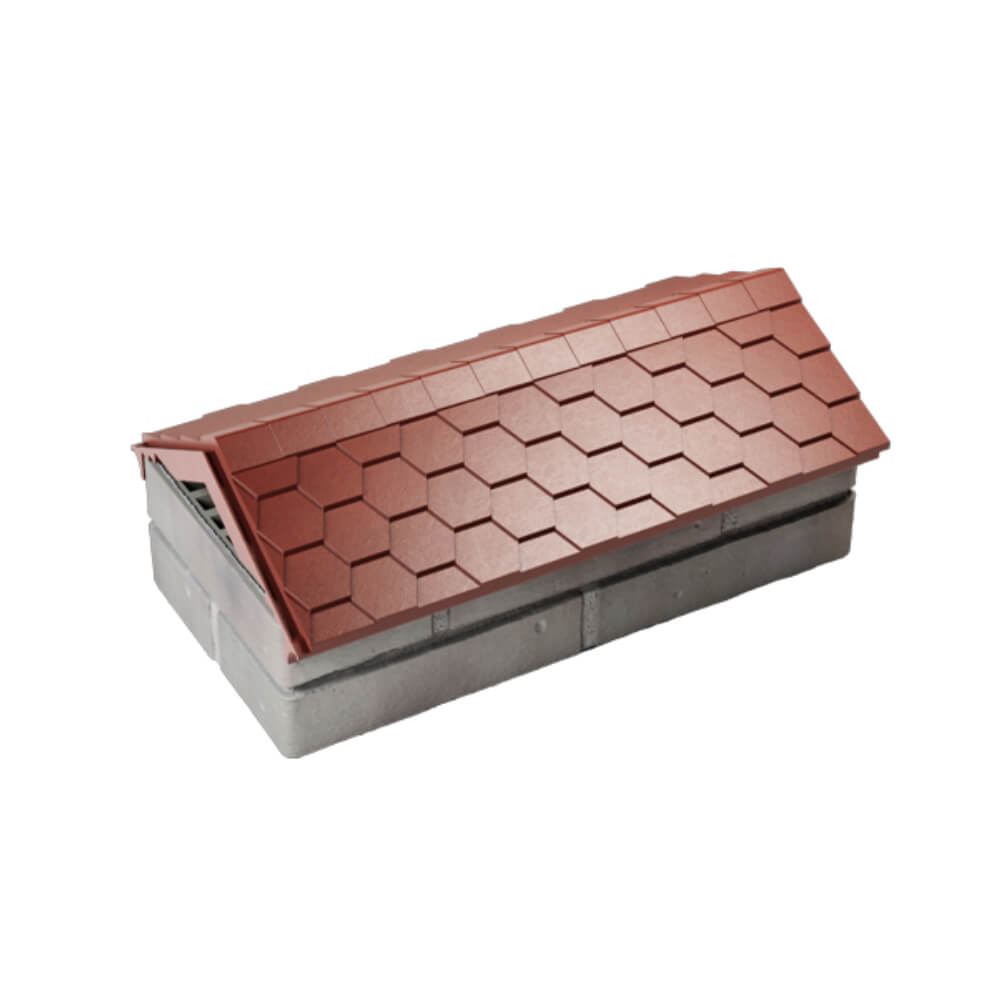 Парапет Zking Эверест Красный с посадкой на 1 кирпич (200/225/255мм) в Ишиме фото