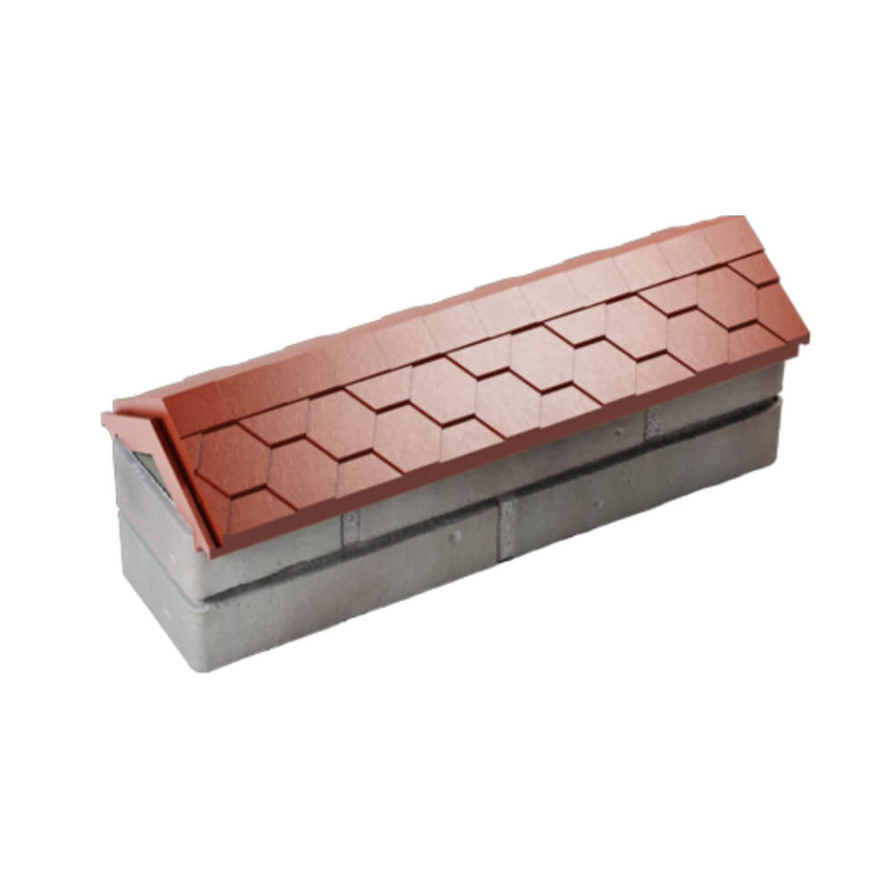 Парапет Zking Эверест Красный с посадкой на 0.5 кирпича (130мм) в Ишиме фото