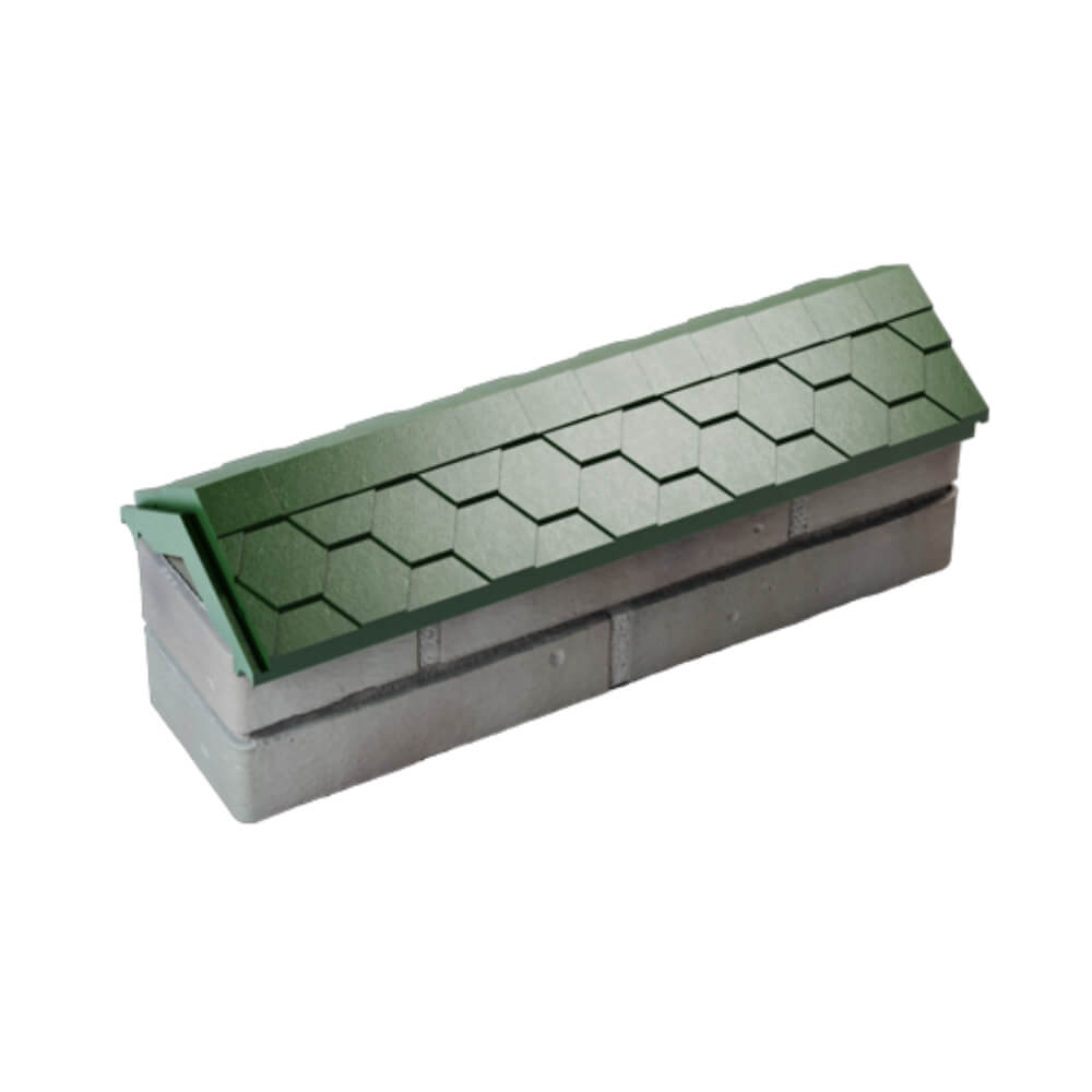 Парапет Zking Эверест Зеленый с посадкой на 0.5 кирпича (130мм) в Ишиме фото