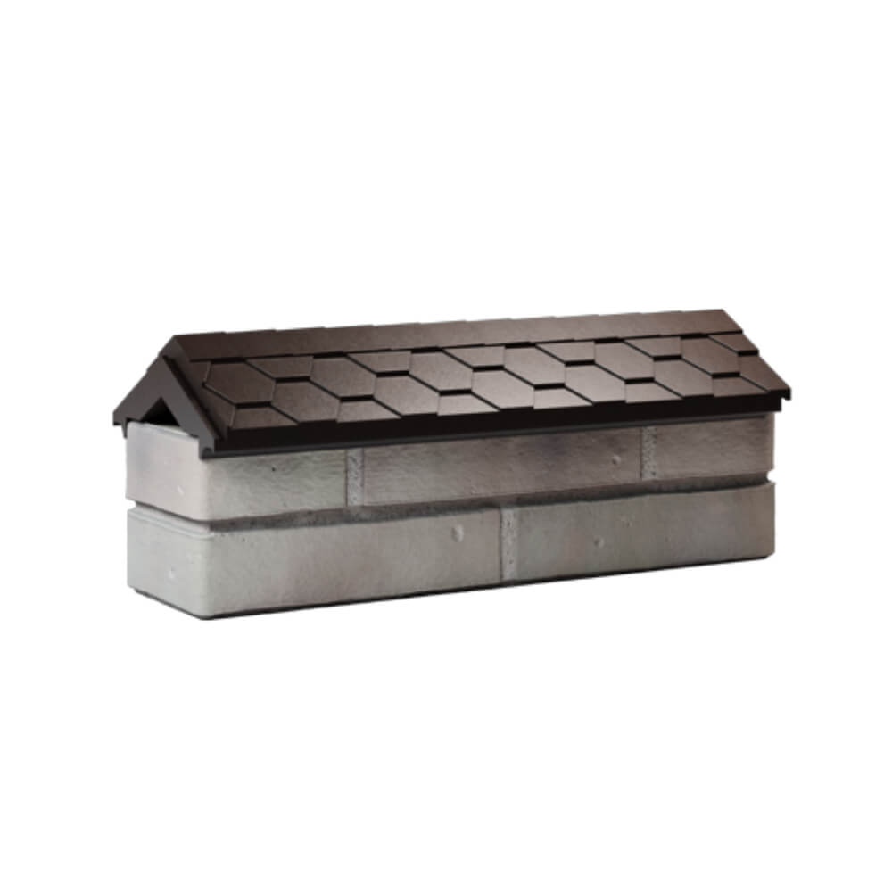 Парапет Zking Эверест Коричневый с посадкой на 0.5 кирпича (130мм) Ишим фото