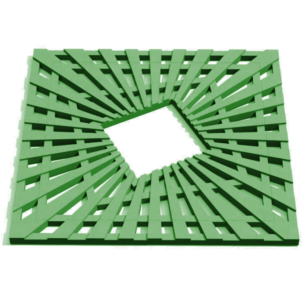 Приствольная решетка для дерева ZKING ATMOSPHERE 1.2х1.2м Зеленая Ишим фото