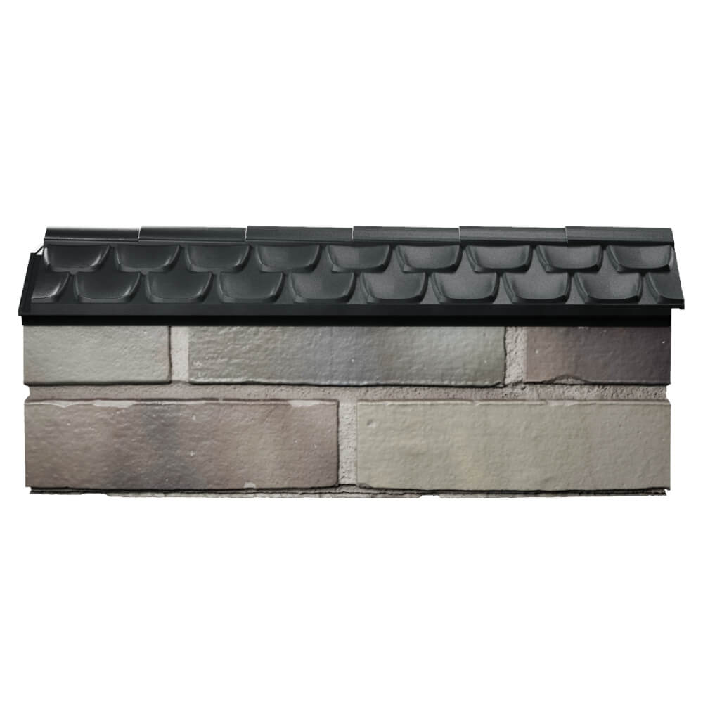 Парапет Zking Эльбрус Черный с посадкой на 0.5 кирпича (130мм) в Ишиме фото